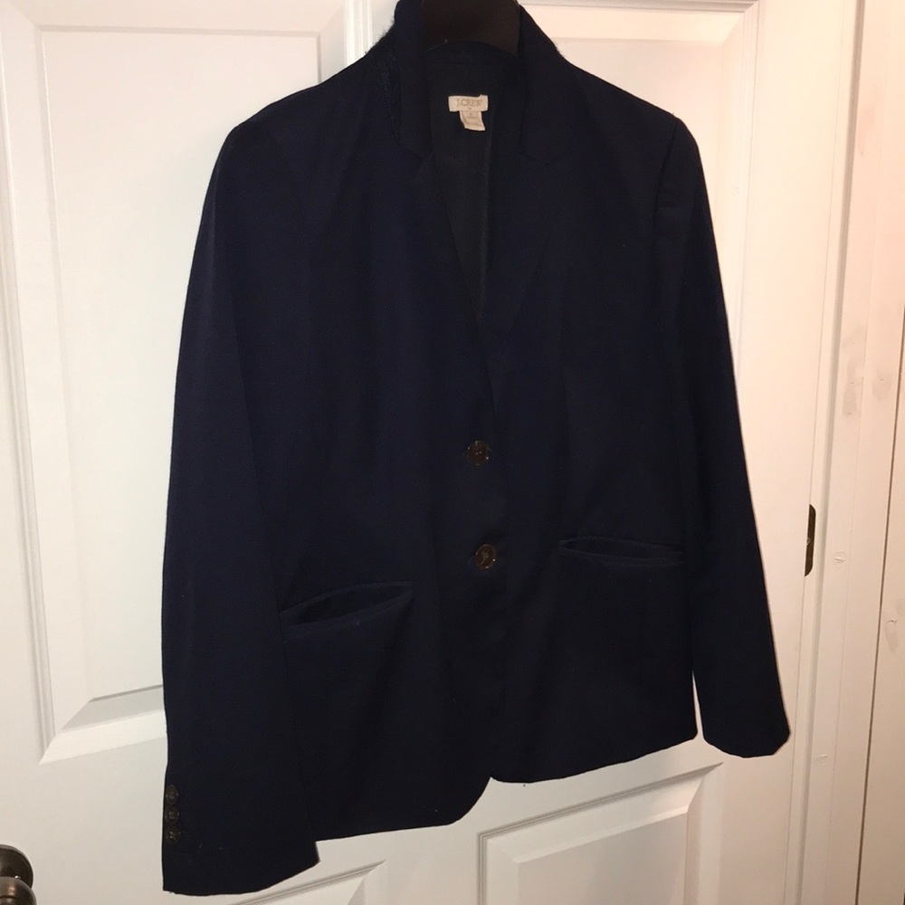 J.Crew Factory Navy Blue Blazer 12P